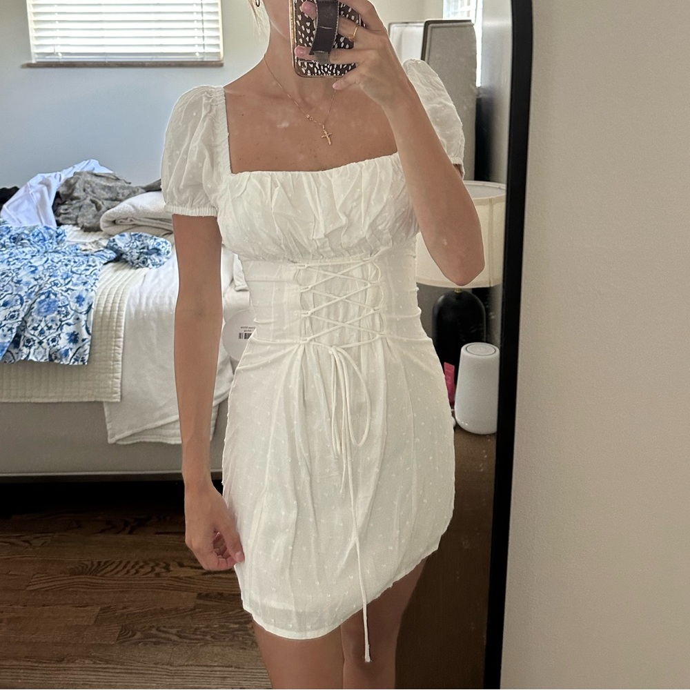Princess Polly corset white dress - Picture 1 of 2